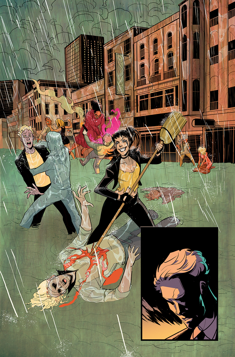 Scenes from a violent past in Hex Wives #1.